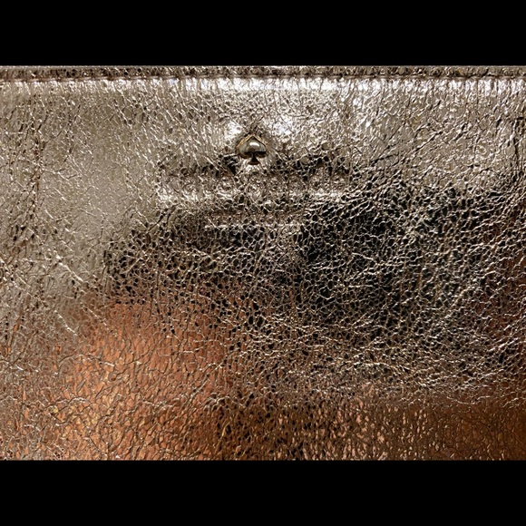 Kate Spade Small Metallic Gold Wristlet - Picture 2 of 13